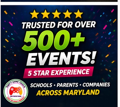 500+ Events — Trusted Party Game Truck