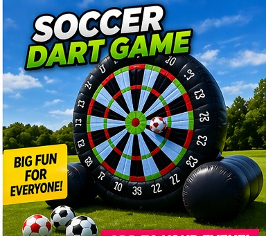 Soccer Dart Game — Giant Inflatable Rental Maryland