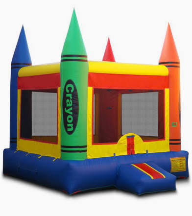 Crayon Theme Bounce House