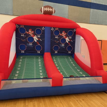 Double Football Throw Inflatable Rental Maryland