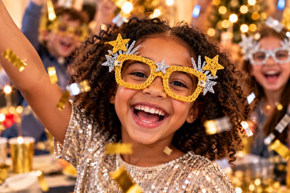 New Year's Glasses made with a 3D pen